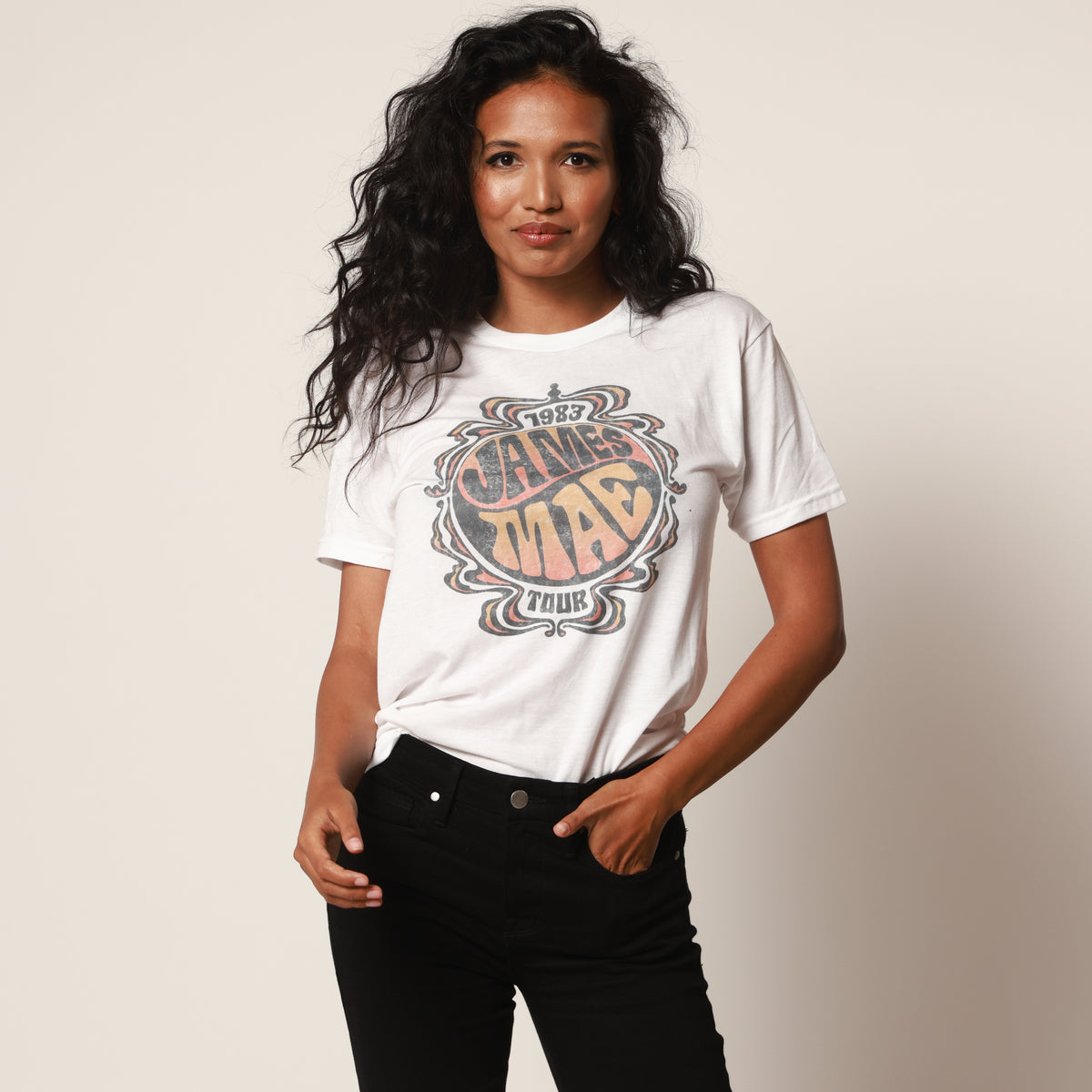 James Mae Tour White Unisex Tee