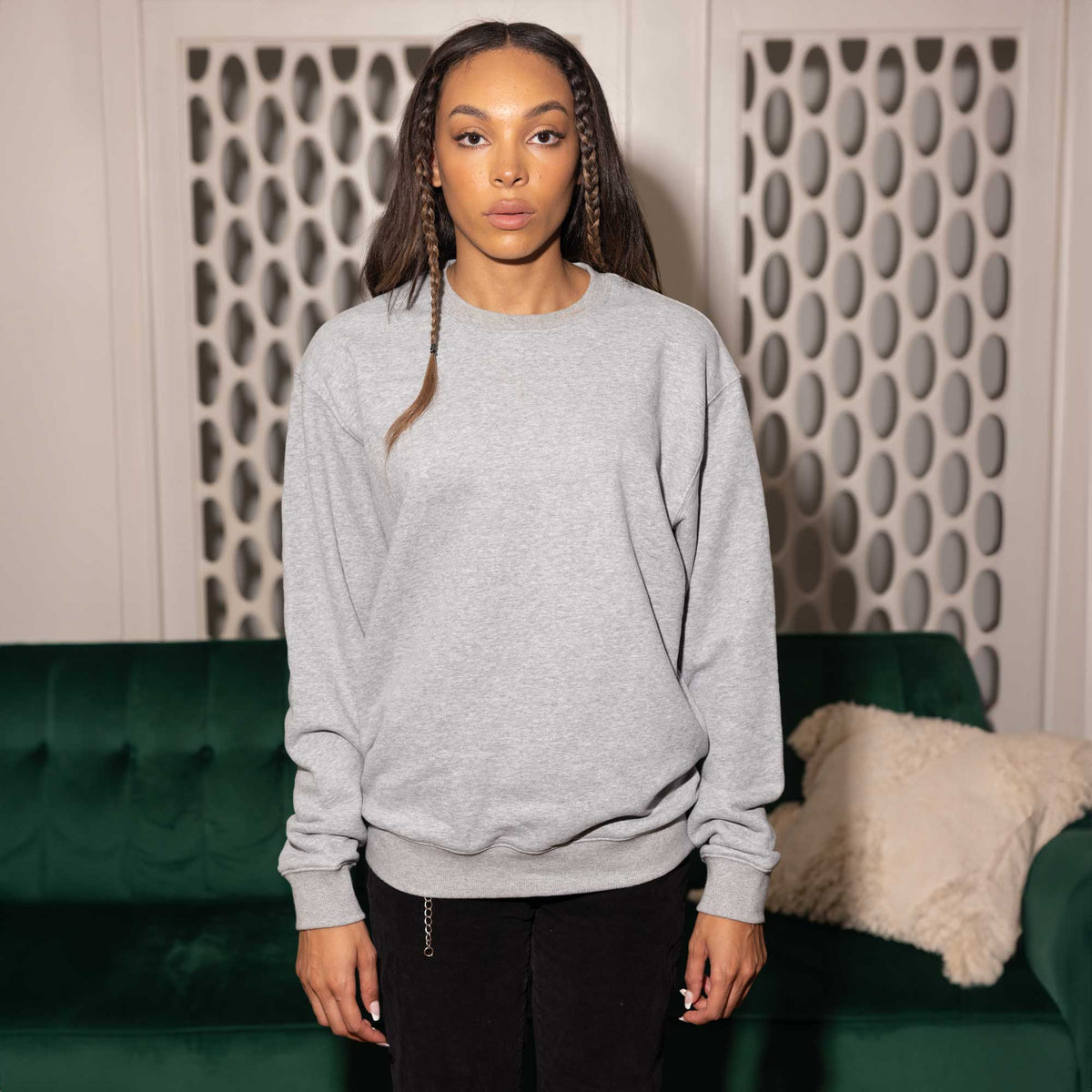 Grey Crewneck Sweatshirt