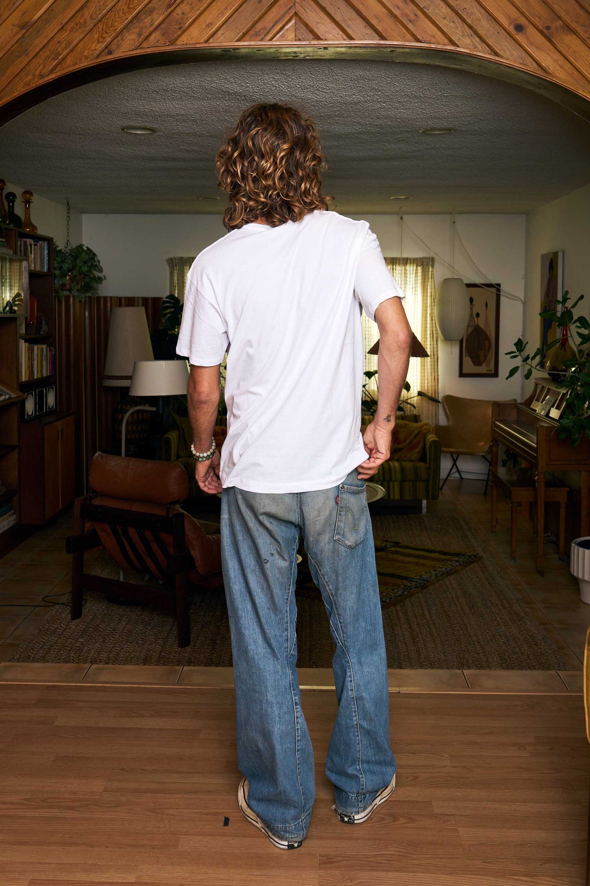 Cougar Crossing White Oversized Tee