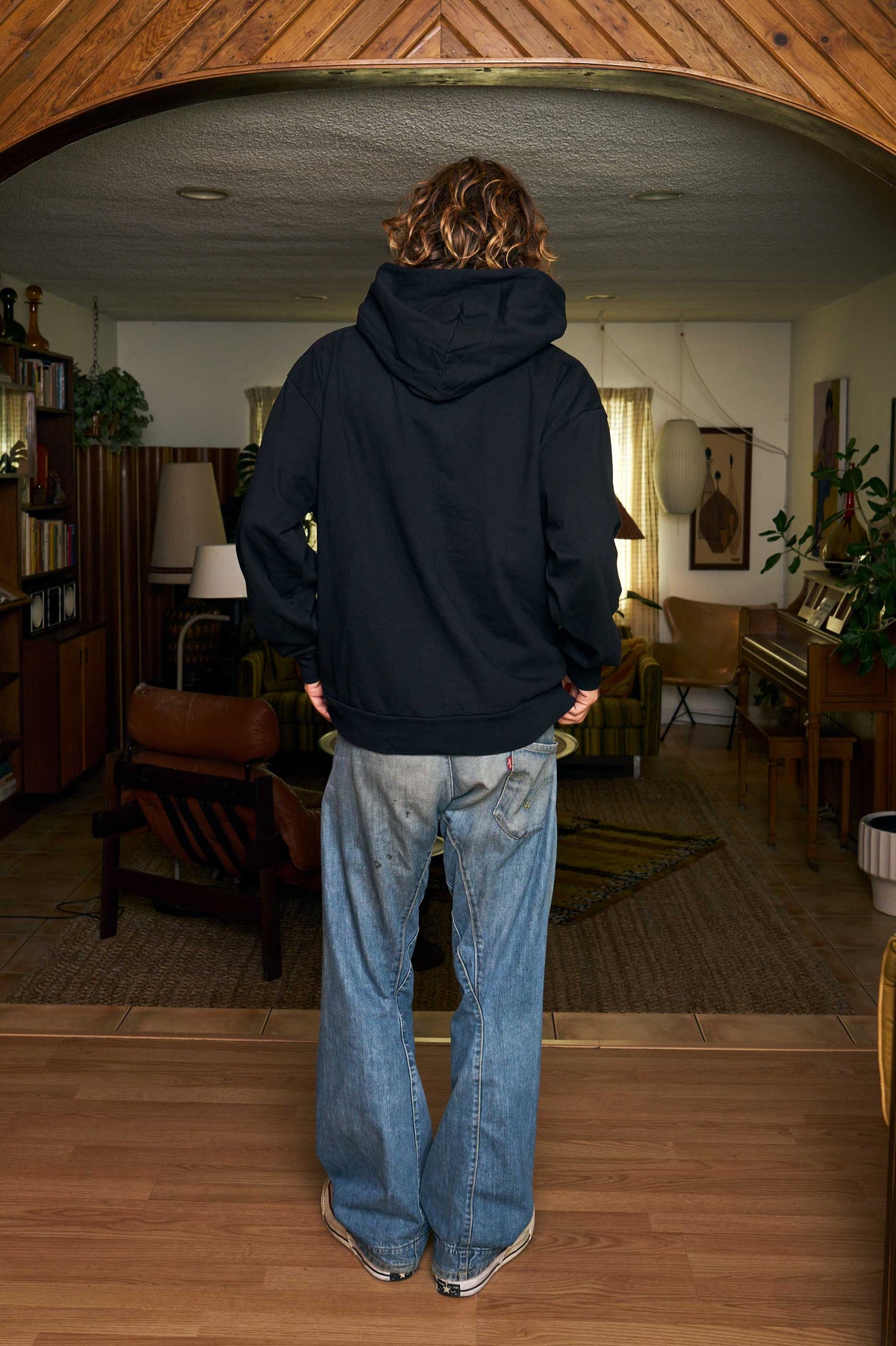 Oversized Black Hoodie