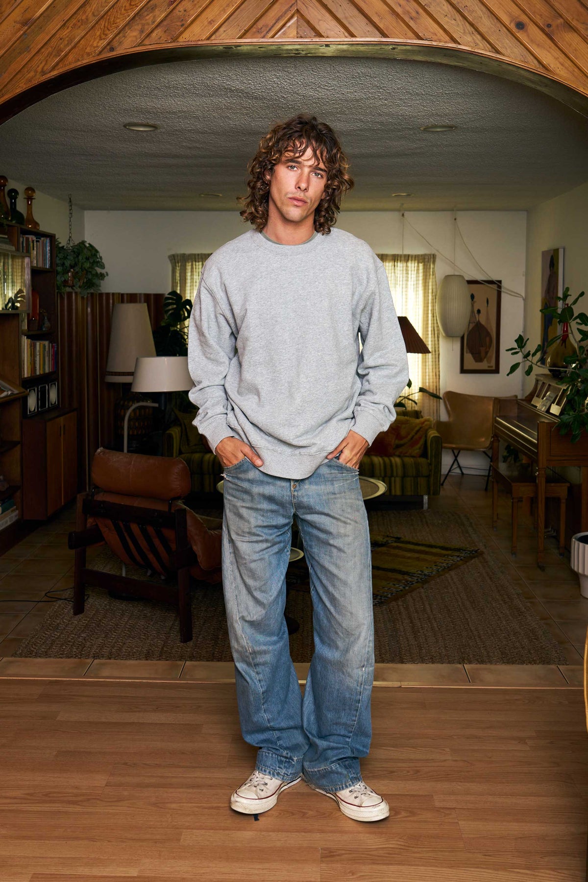 Grey Crewneck Sweatshirt