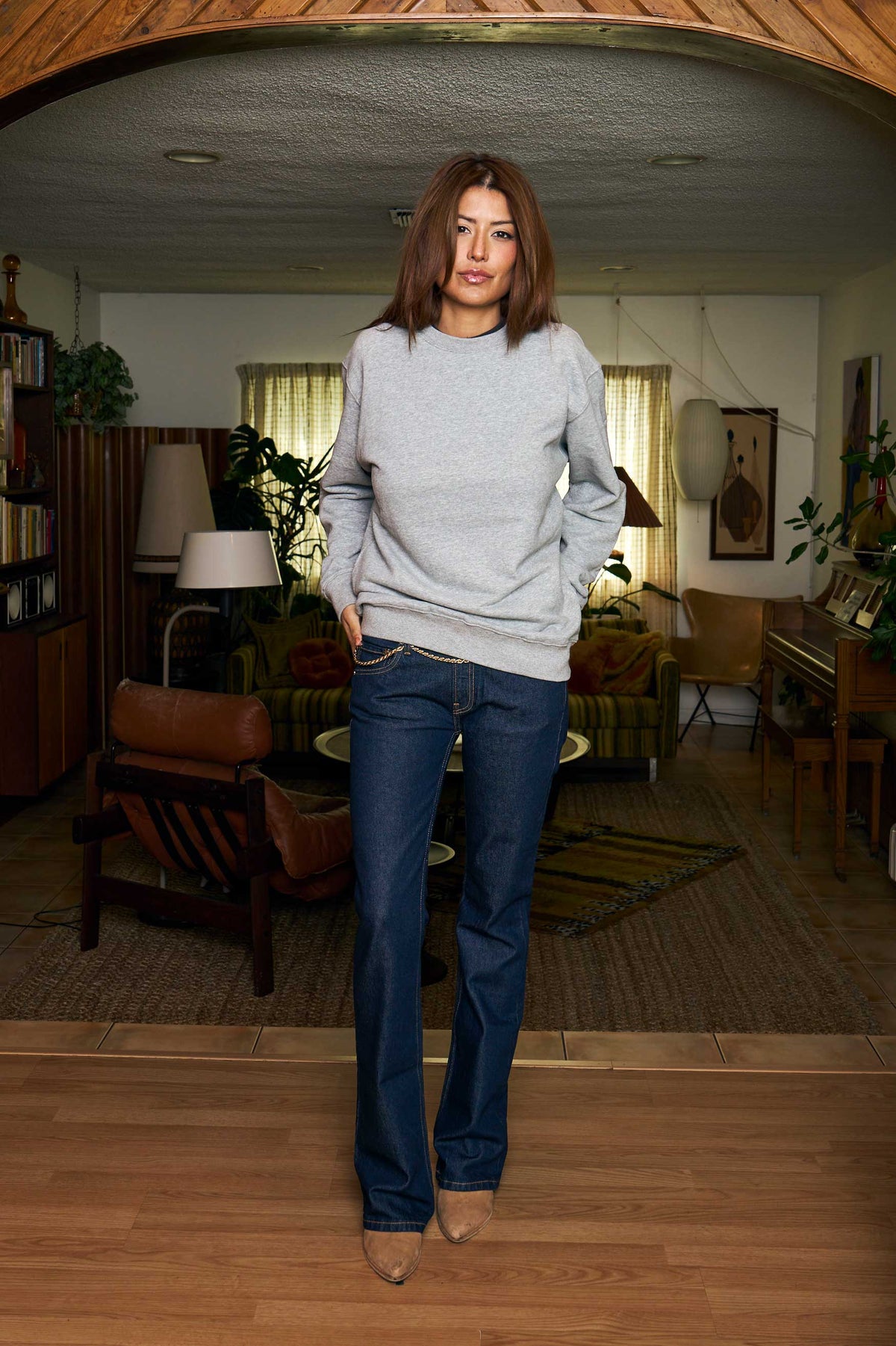 Grey Crewneck Sweatshirt