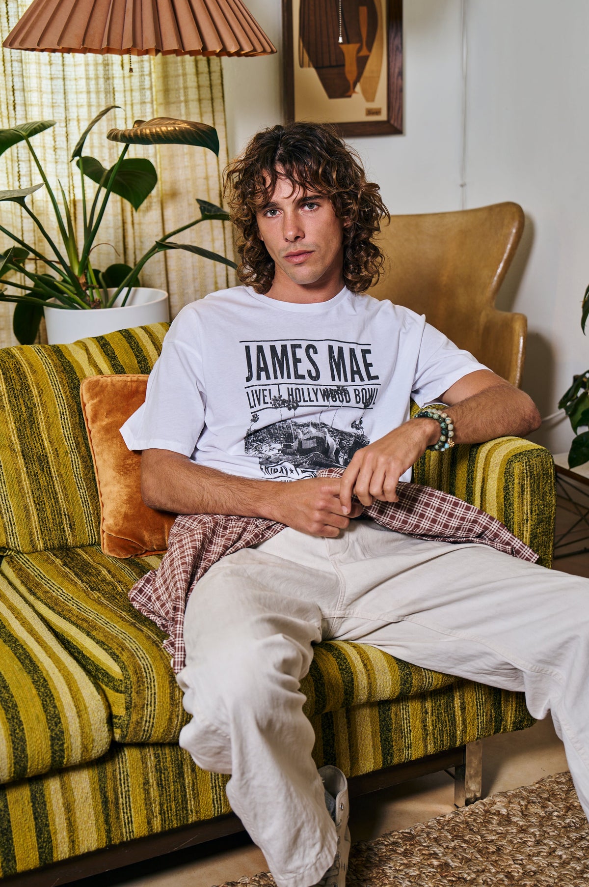 The Main Stage White Oversized Tee