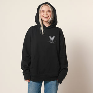 Learning to Fly Black Oversized Hoodie