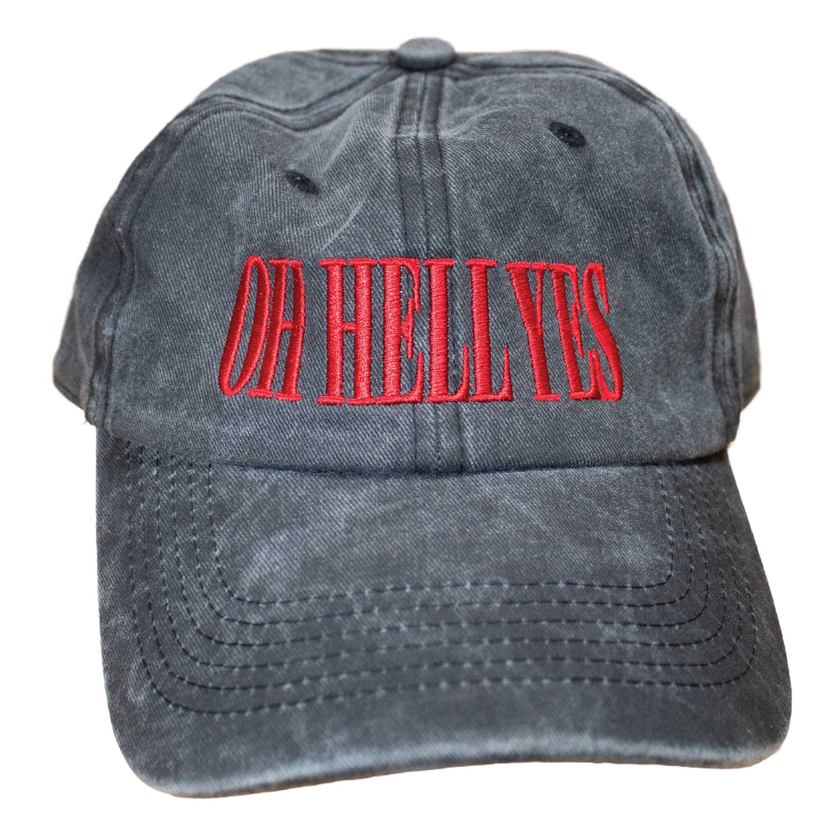 Oh Hell Yes Vintage Black Dad Hat
