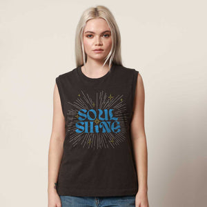 Soul Shine Multi Black Moto Tee