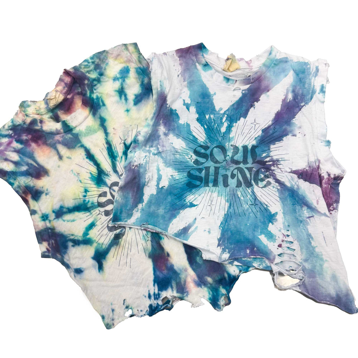 Tie Dye Soul Shine Moto Tee