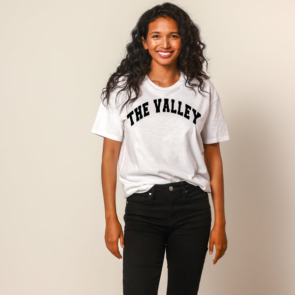 The Valley White Oversized Tee
