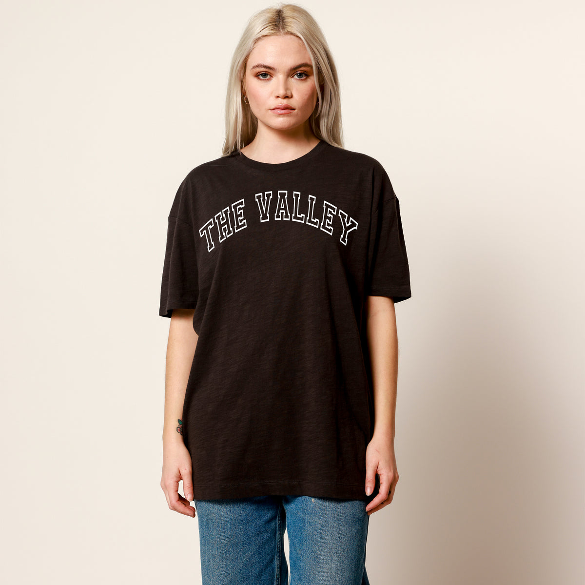 The Valley Black Oversized Tee