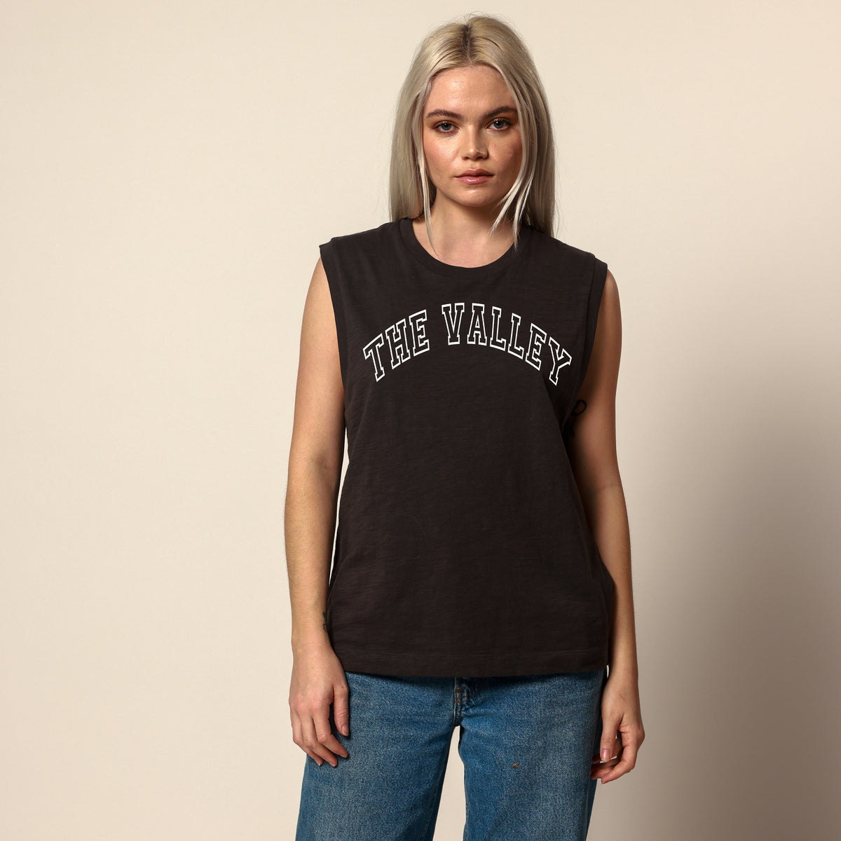 The Valley Black Moto Tee