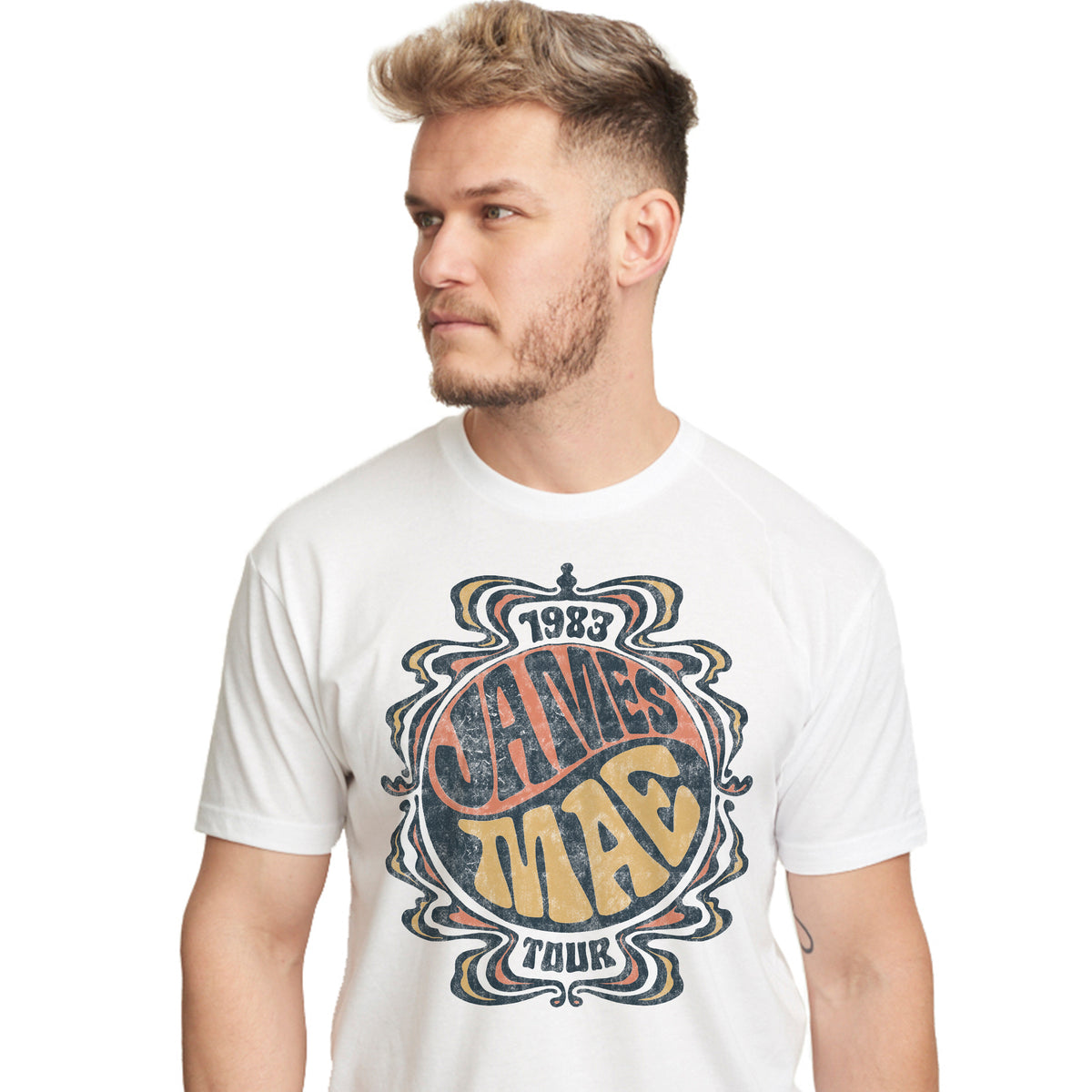 James Mae Tour White Unisex Tee