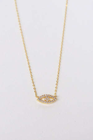 James Mae Evil Eye Necklace